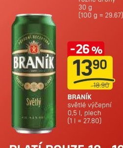 BRANÍK světlé výčepní
