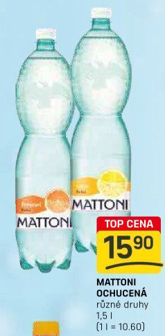 Ochucená voda Mattoni