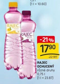 Ochucená voda Rajec