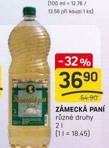 Víno stolní Zámecká paní