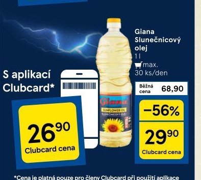 Giana Slunečnicový olej
