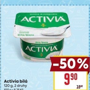 Bílý jogurt Activia Danone