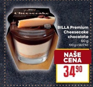 Dezert cheesecake ve skle Premium Billa