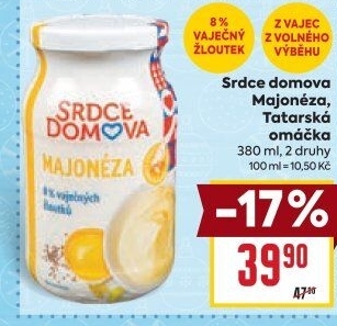 Majonéza Srdce Domova