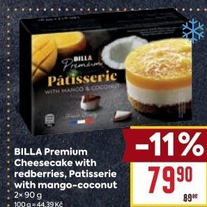 Patisserie mražený Premium Billa