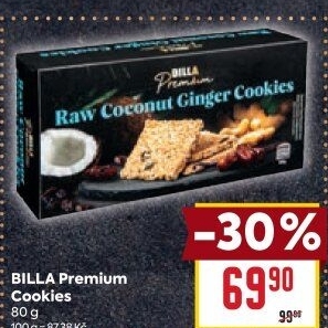 Sušenky Cookies Premium Billa