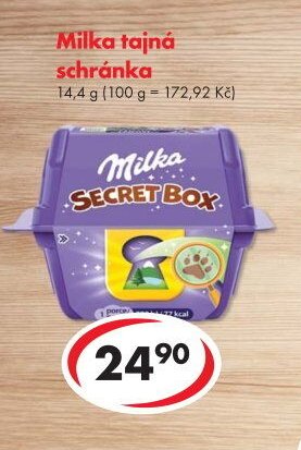 Milka tajná schránka