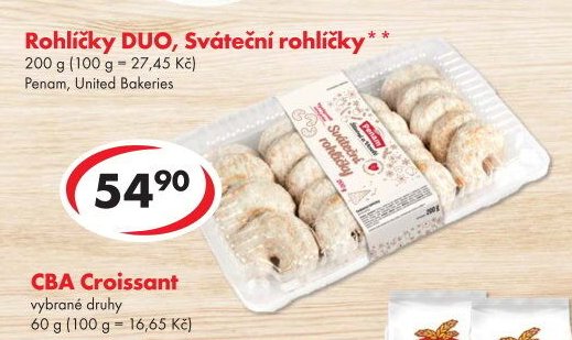Rohlíčky DUO, Sváteční rohlíčky