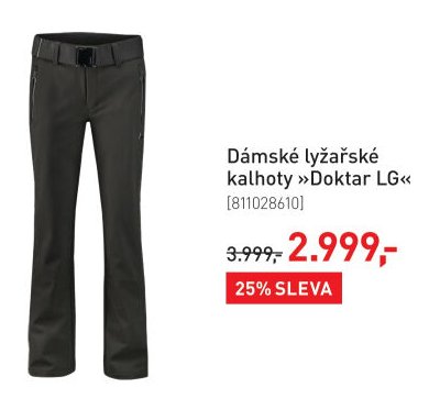 Dámské lyžařské kalhoty »Doktar LG«