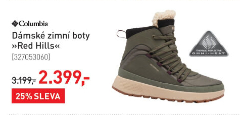 Dámská zimní obuv Red Hills Columbia