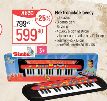 Dětské klávesy Simba