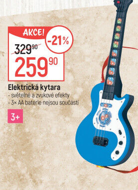 Elektronická kytara dětská