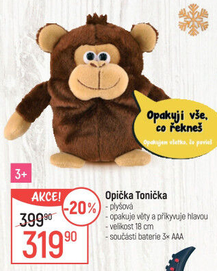 Interaktivní mluvící plyšák Teddies