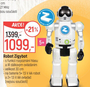 Interaktivní robot Zigy