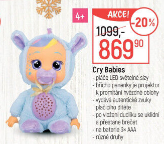 Panenka interaktiví Cry Babies TM Toys