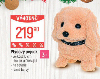 Plyšové zvířátko se zvukem