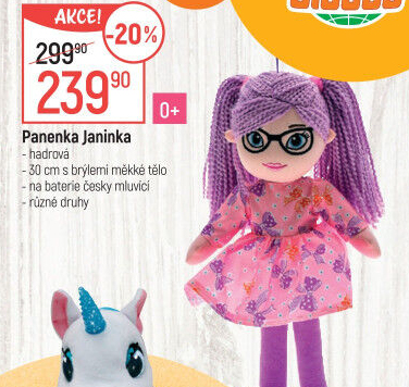 Textilní panenka se zvukem