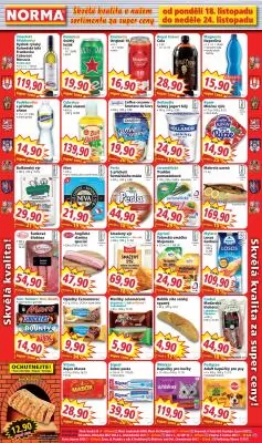 akční leták Norma 18.11.2024-24.11.2024