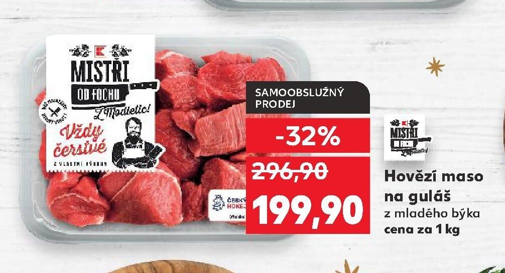 Hovězí maso na guláš