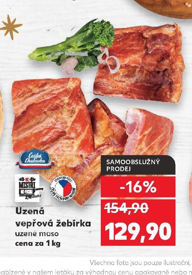 Uzená vepřová žebírka