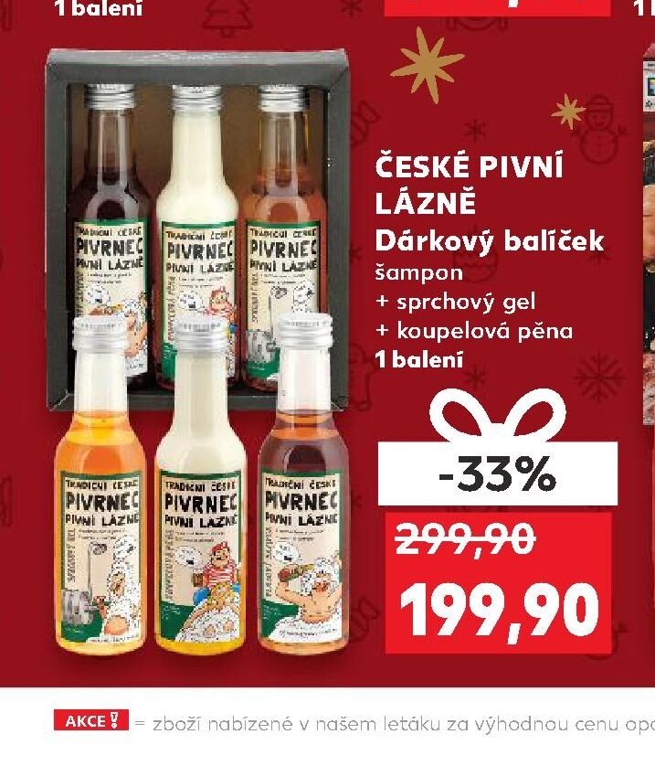 České pivní lázně dárkový balíček