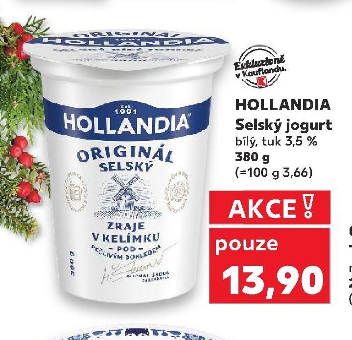HOLLANDIA Selský jogurt
