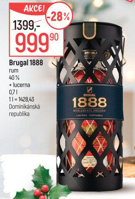 Rum 1888 Brugal - dárkové balení