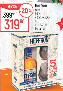 Rum 5YO Heffron Panama - dárkové balení