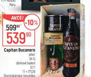 Rum Capitan Bucanero - dárkové balení