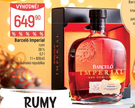 Rum Imperial Ron Barceló