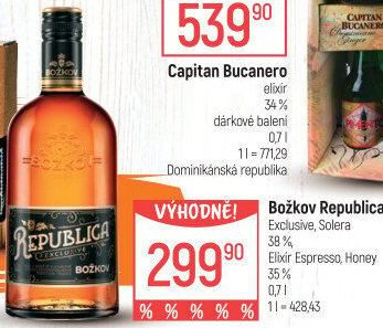 Rum Republica Espresso Božkov