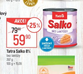 Tatra Salko 8% bez laktózy 397 g
