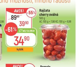Rajčata cherry oválná