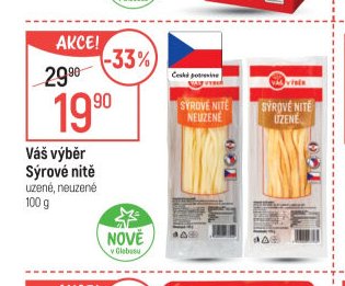 Váš výběr Sýrové nitě