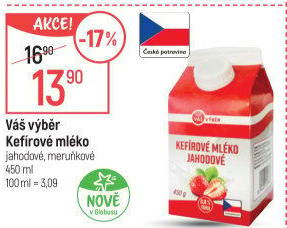 Kefírové mléko ochucené Váš výběr