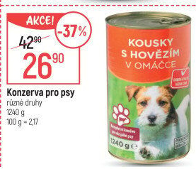 Konzerva pro psy Globus
