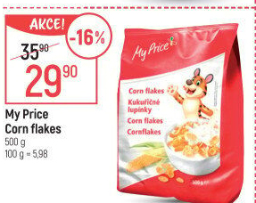Lupínky cornflakes My Price