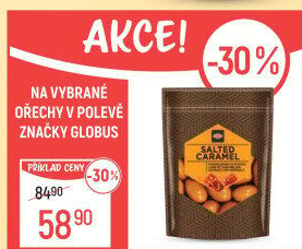 Mandle v čokoládě Globus