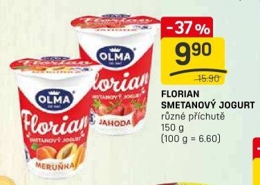 Jogurt smetanový Florian Olma