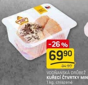 Kuřecí čtvrtky Vodňanské kuře