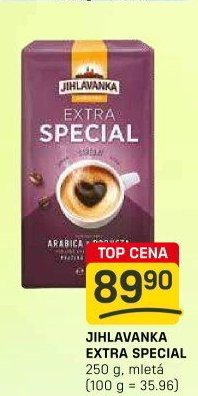 Mletá káva extra speciál Jihlavanka