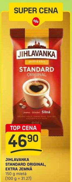 Mletá káva Standard Jihlavanka