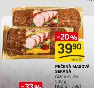 Sekaná pečená masová Ravy
