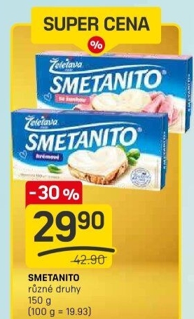 Sýr tavený Smetanito Želetava