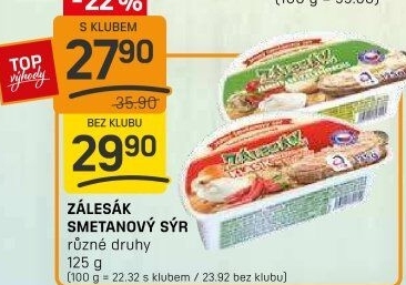 Sýr termizovaný Zálesák