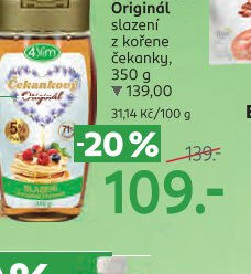 Čekankový sirup 4Slim