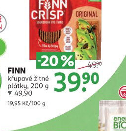 Plátky křehké Finn Crisp