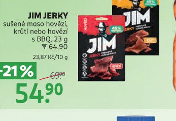 Sušené maso Jim Jerky