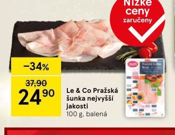 Le & Co Pražská šunka nejvyšší jakosti