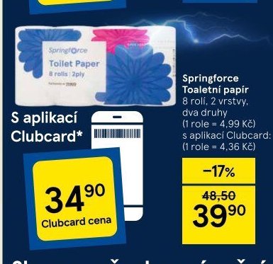 Springforce Toaletní papír